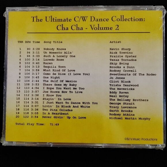 THE ULTIMATE COUNTRY WESTERN DANCE COLLECTION-CHA CHA VOLUME 2 BY VARIOUS ARTIST - Picture 3 of 4